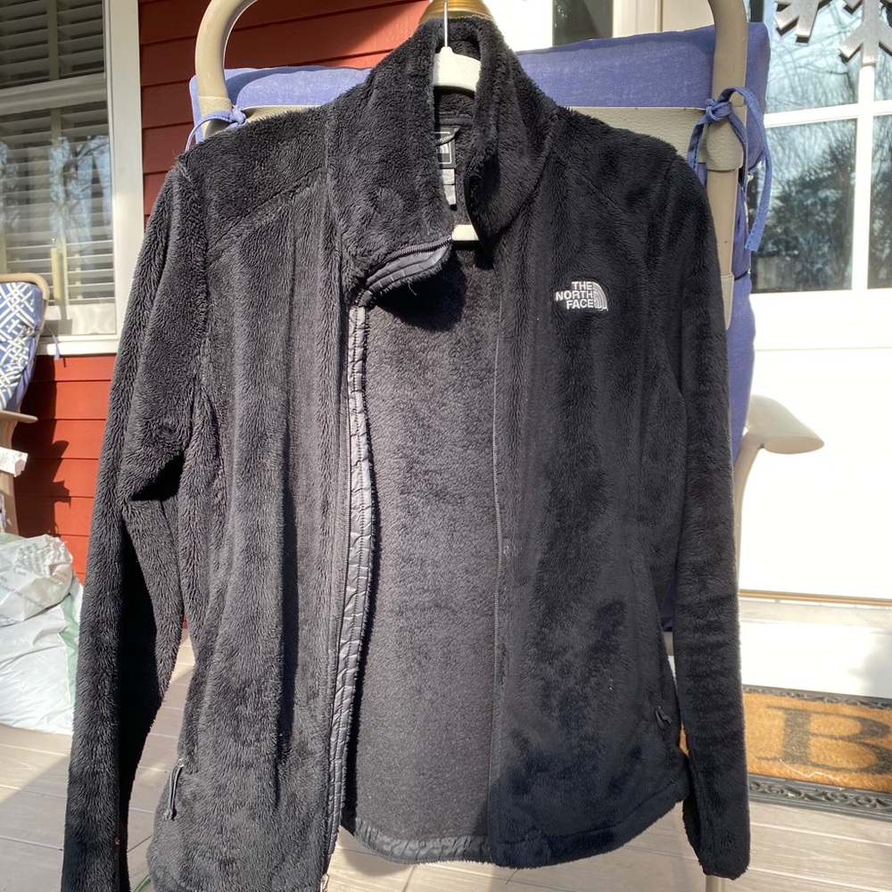 North face fuzzy jacket